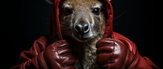 Atteignez le summum du match de boxe dans Kangaroo King par Stakelogic