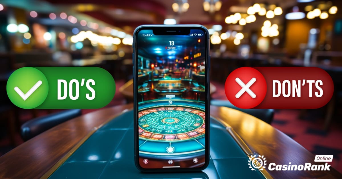 Étiquette du casino mobile : à faire et à ne pas faire pour les débutants