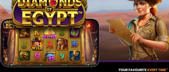 Pragmatic Play lance la machine Ã  sous Diamonds of Egypt avec 4 jackpots passionnants